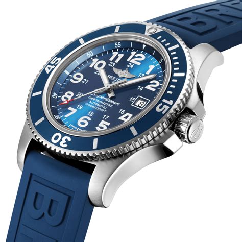 breitling superocean ii 44 automatic dive watch blue dial a17392|Breitling Superocean II 44 .